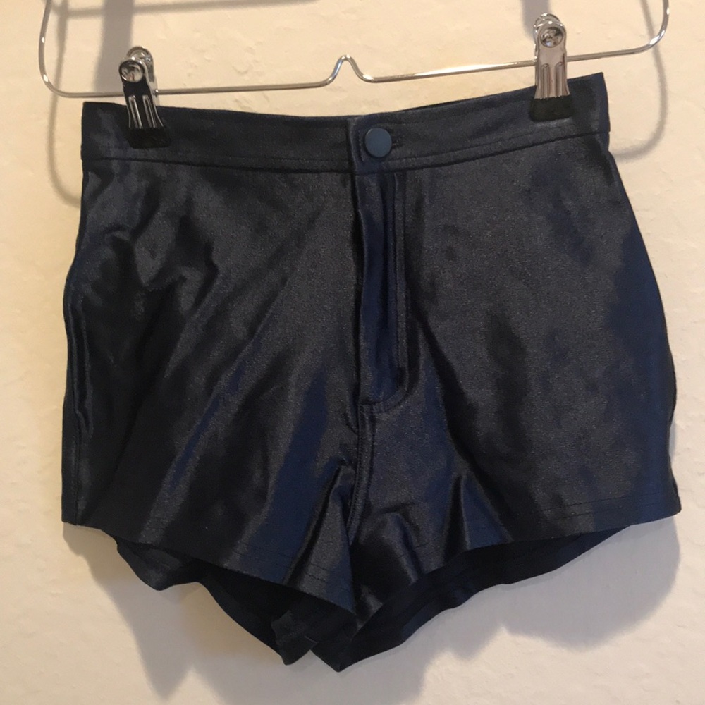 American apparel disco shorts in navy
